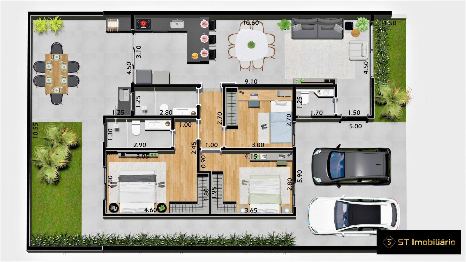 Casa, 3 quartos, 96 m² - Foto 5