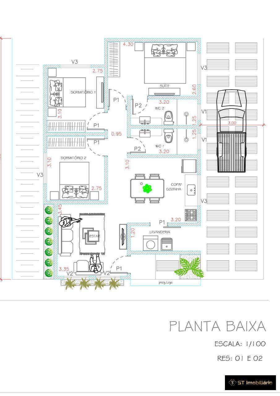 Casa, 2 quartos, 76 m² - Foto 17
